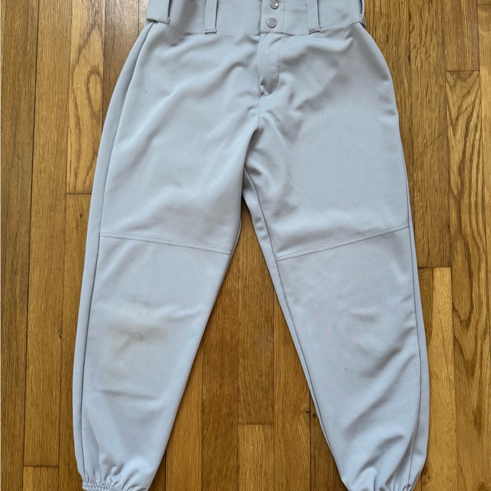 Boys Gray Baseball Pants - size XL